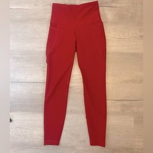 Old Navy red leggings! very soft and stretchy:)